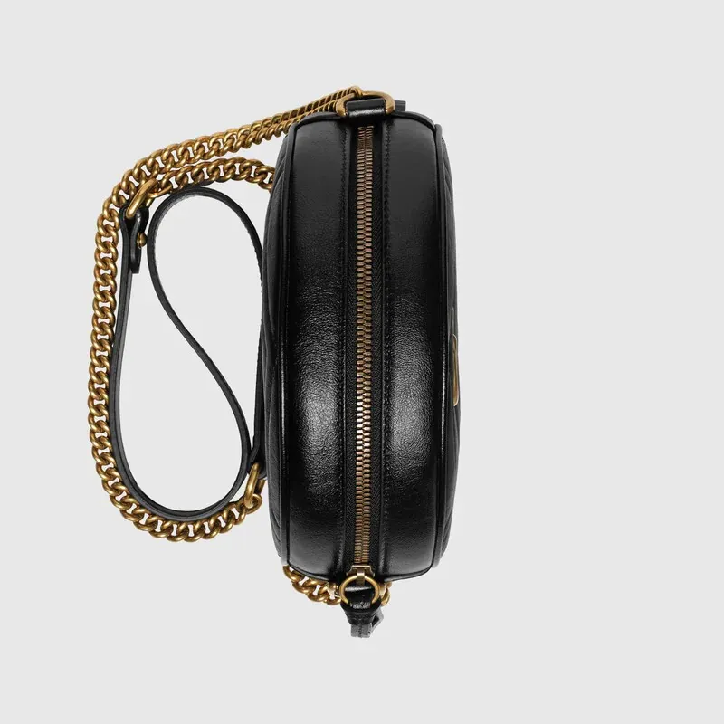 G Marmont Mini Round Shoulder Bag