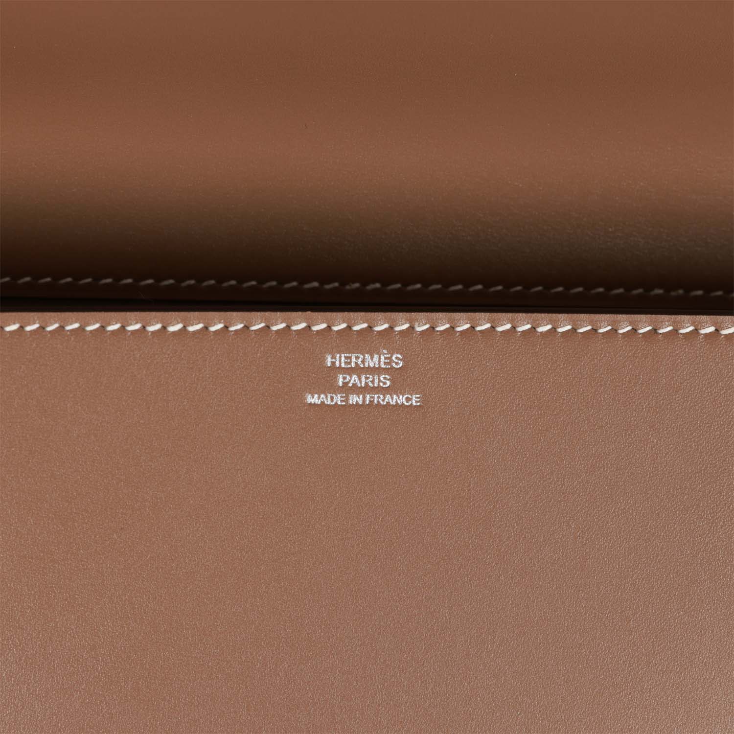 Hermes Medor Clutch 23 Etoupe Tadelakt Palladium Hardware