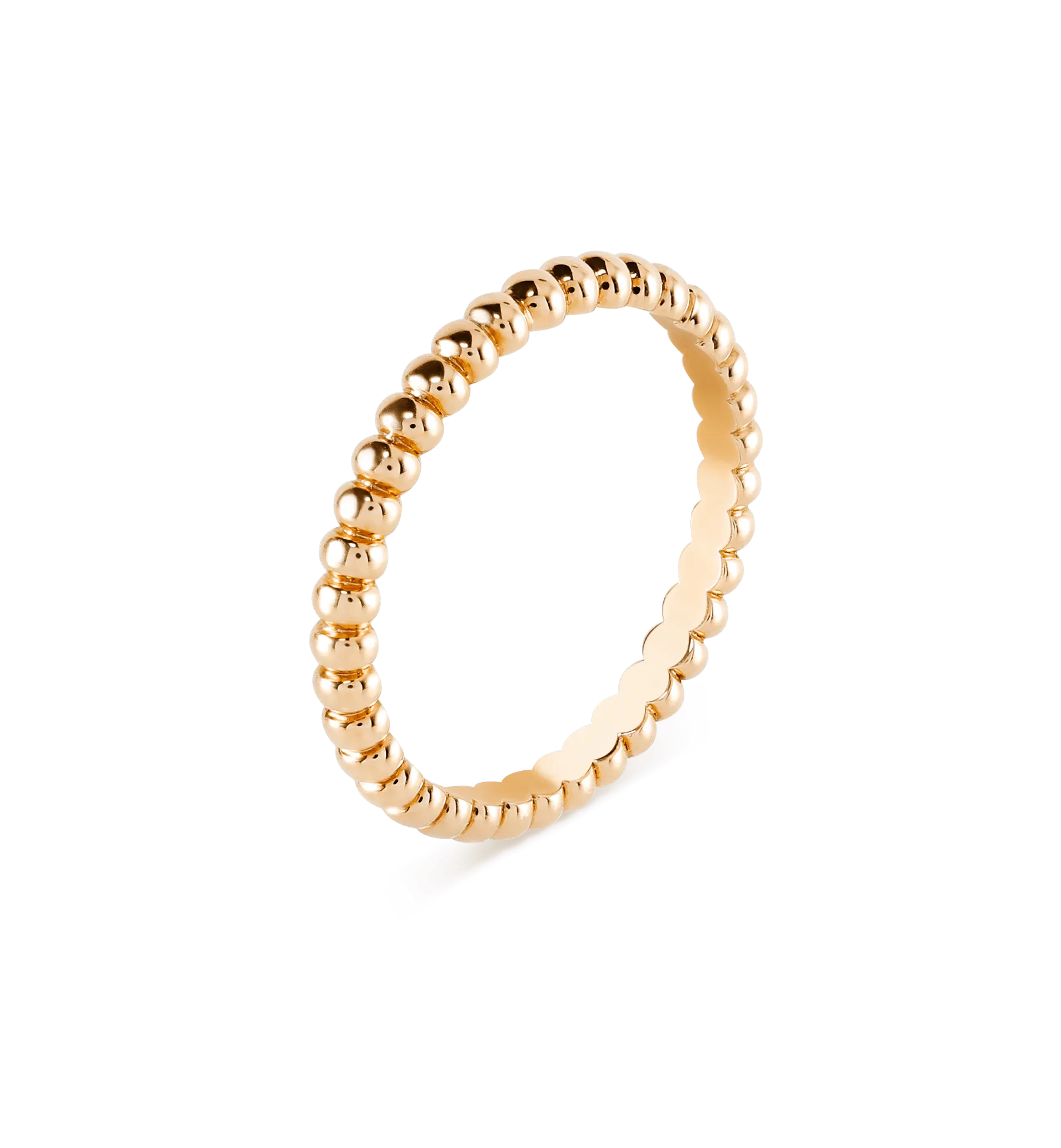 Perlée pearls of gold ring