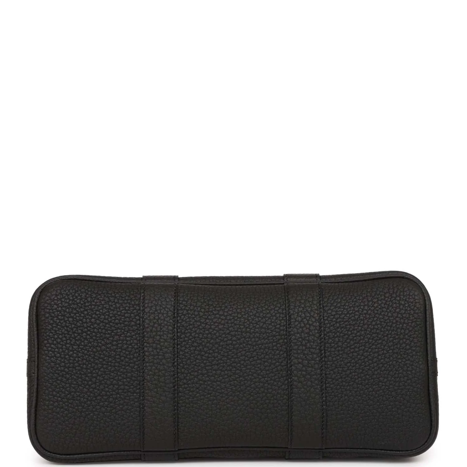 Hermes Garden Party 30 Black Negonda Palladium Hardware