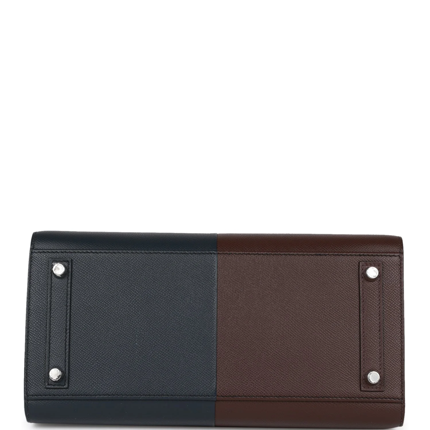 Pre-owned Hermes Casaque Birkin Sellier 30 Rouge Sellier and Bleu Indigo Epsom Palladium Hardware