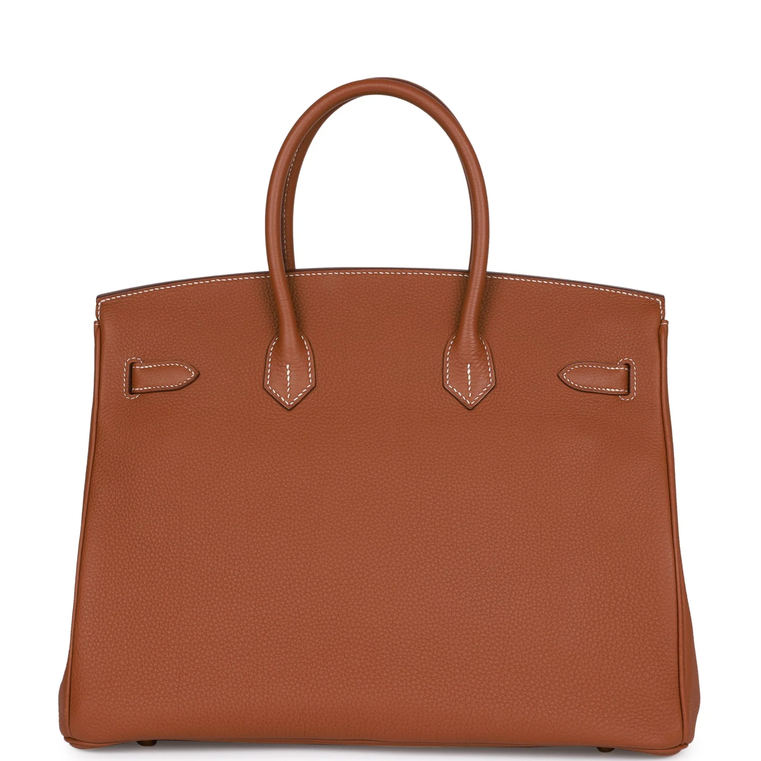 Pre-owned Hermes Birkin 35 Gold Togo Gold Hardware