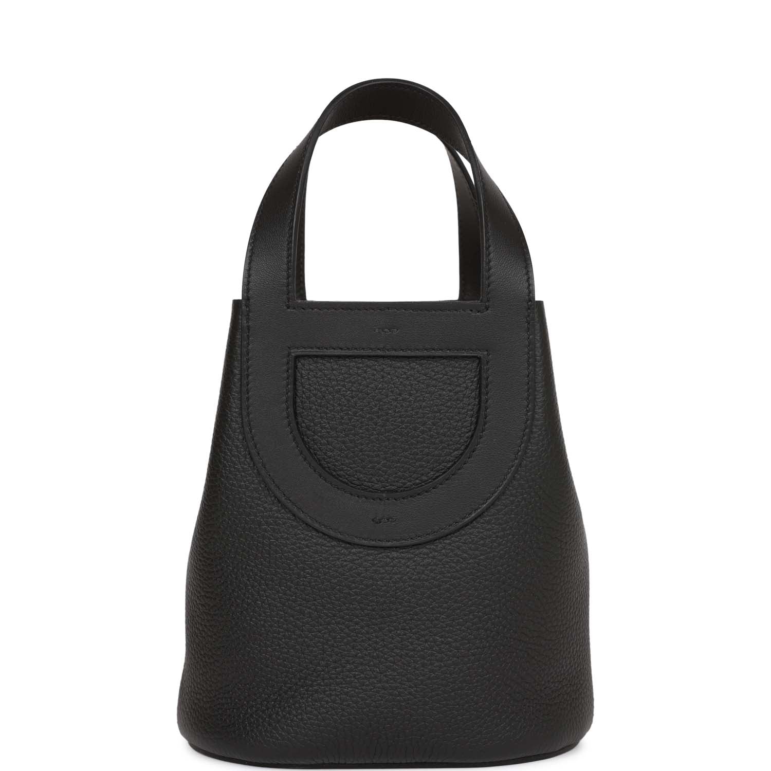 Hermes In-The-Loop 18 Black Clemence and Swift Gold Hardware