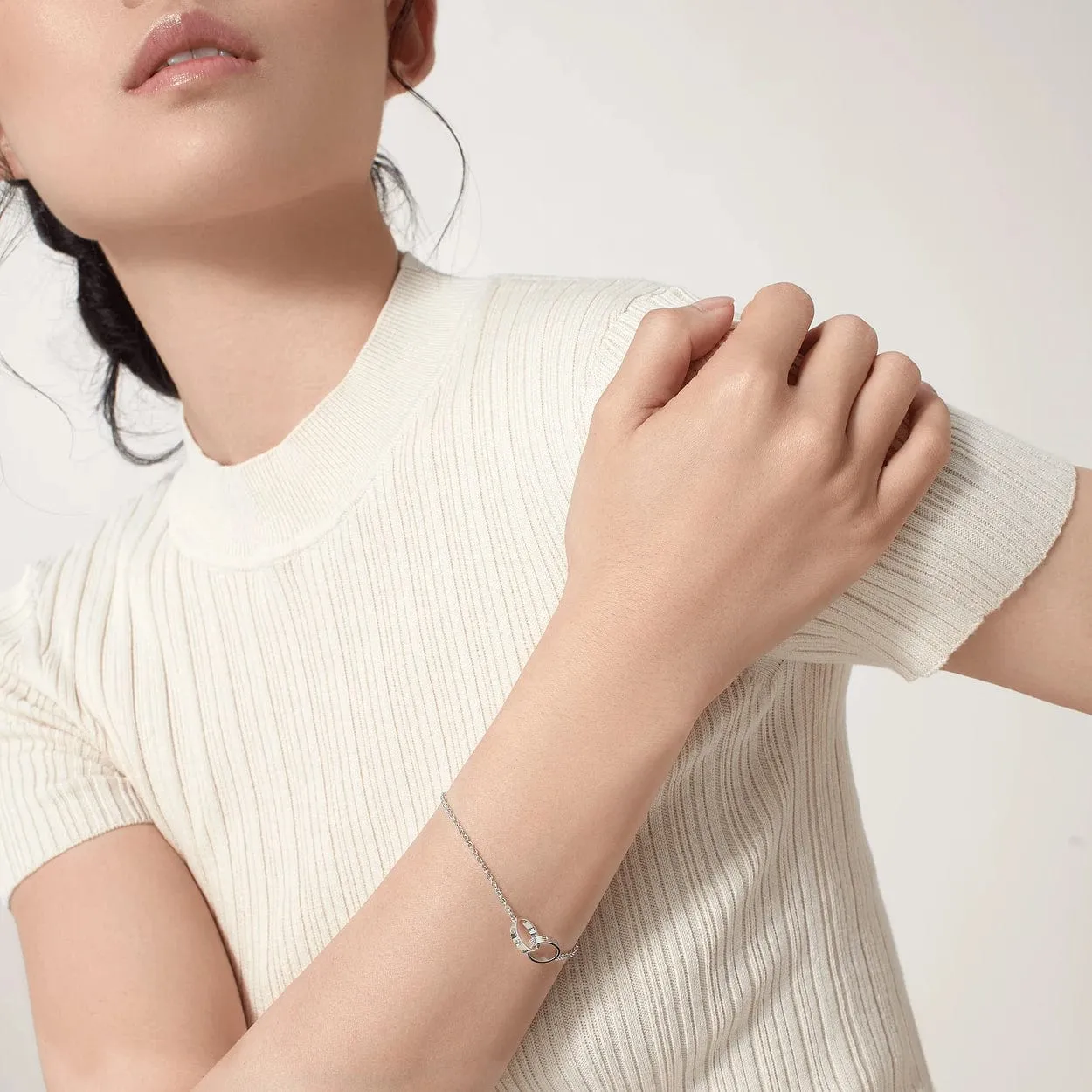 car Love Bracelet Interlocking Circles Bracelet