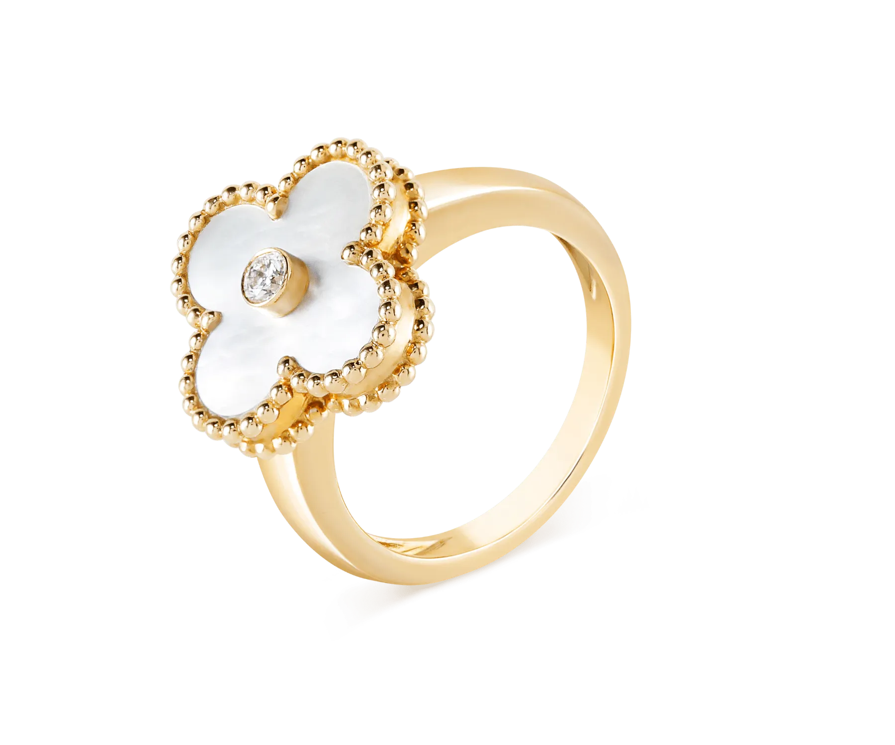 Van Cleef & Arpels Vintage Alhambra Pearl Ring