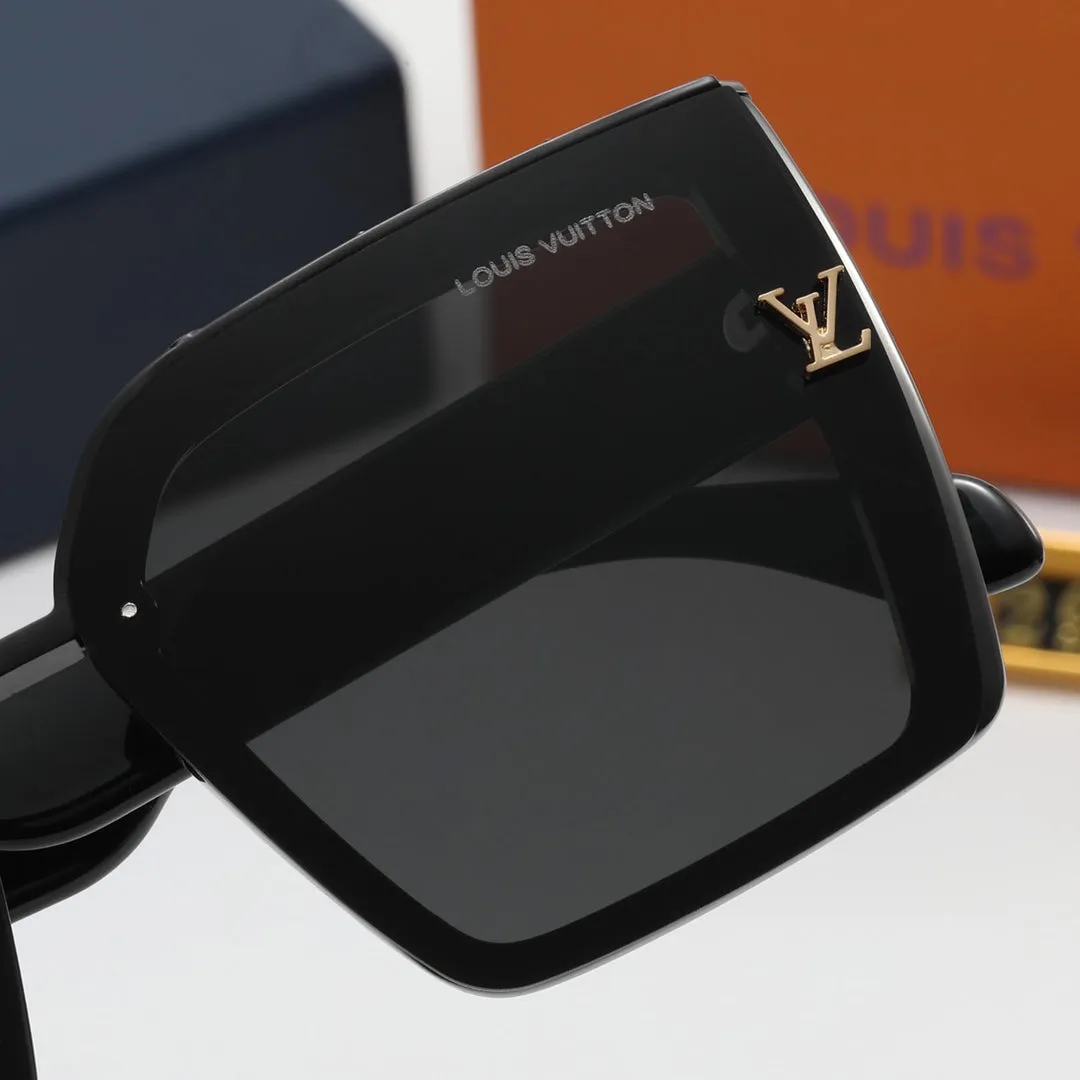 3 color fashion four-leaf clover print temple polarized sunglasses