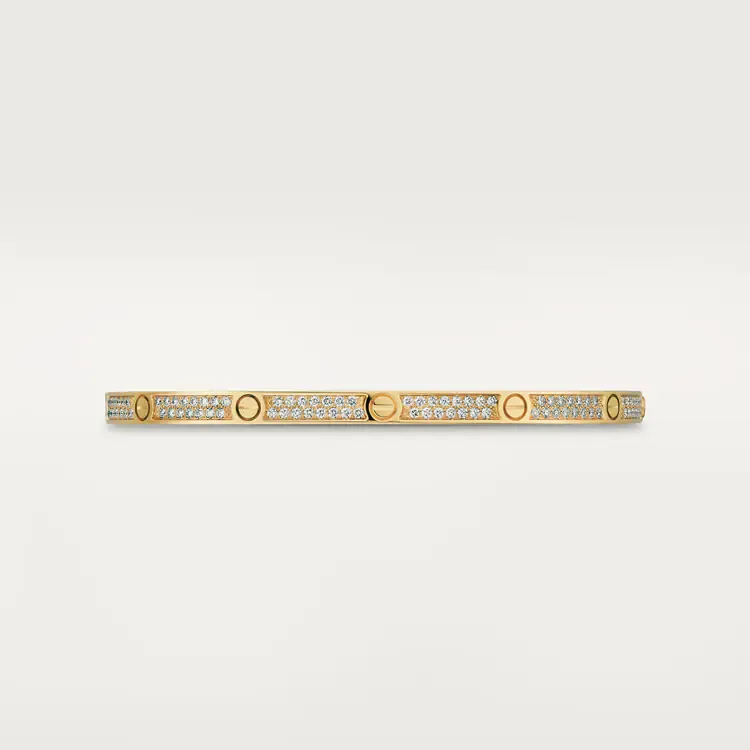 LOVE BRACELET, SMALL MODEL, PAVED