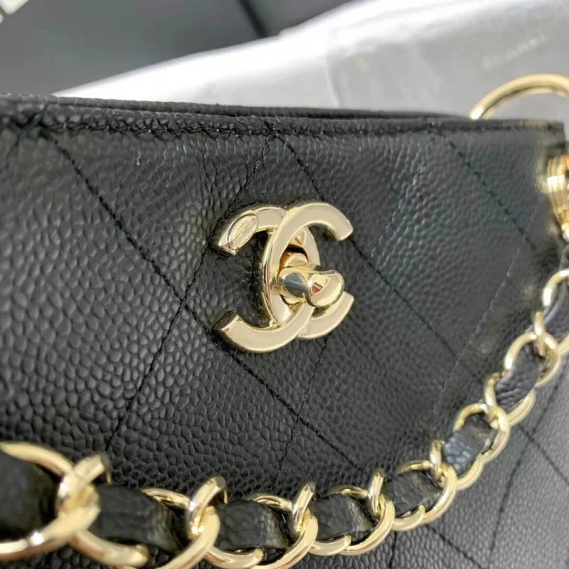 Chanel Grained Calfskin Small Hobo Bag As1461