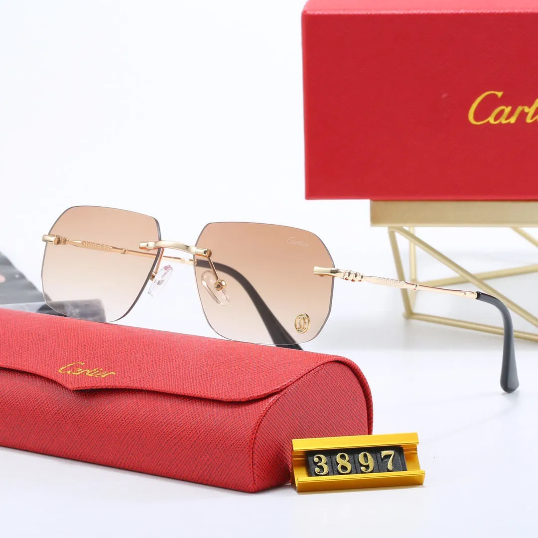 8-color fashionable CA letter sunglasses