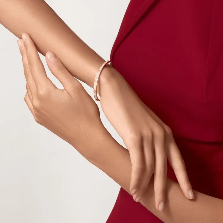 LOVE BRACELET, SMALL MODEL, PAVED