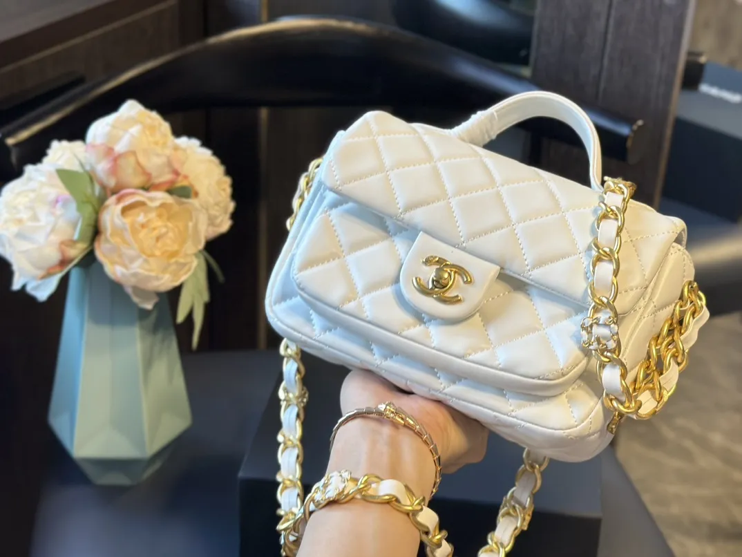 Mini Flap Bag with Top Handle