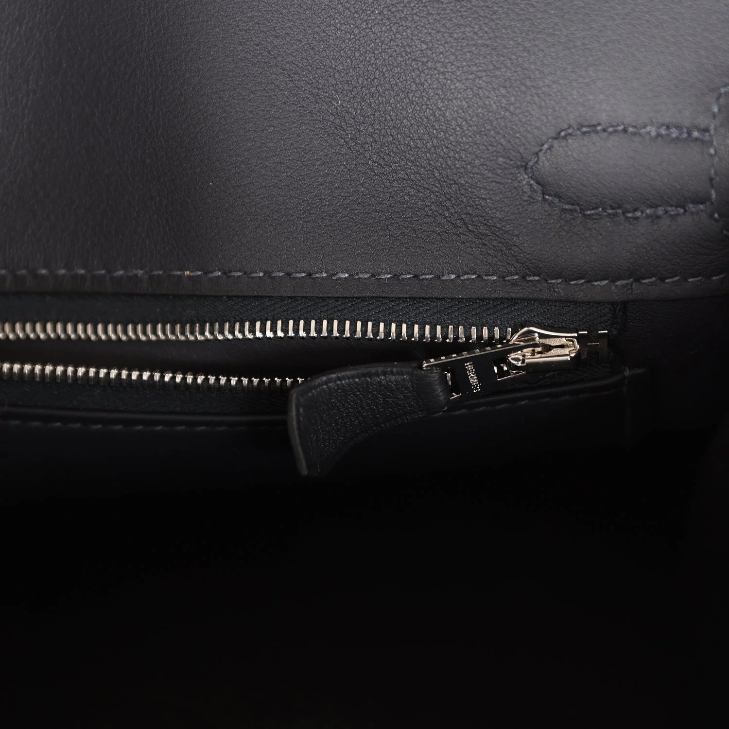 Hermes Quadrille Birkin 25 Black Swift and Ecru Toile Palladium Hardware