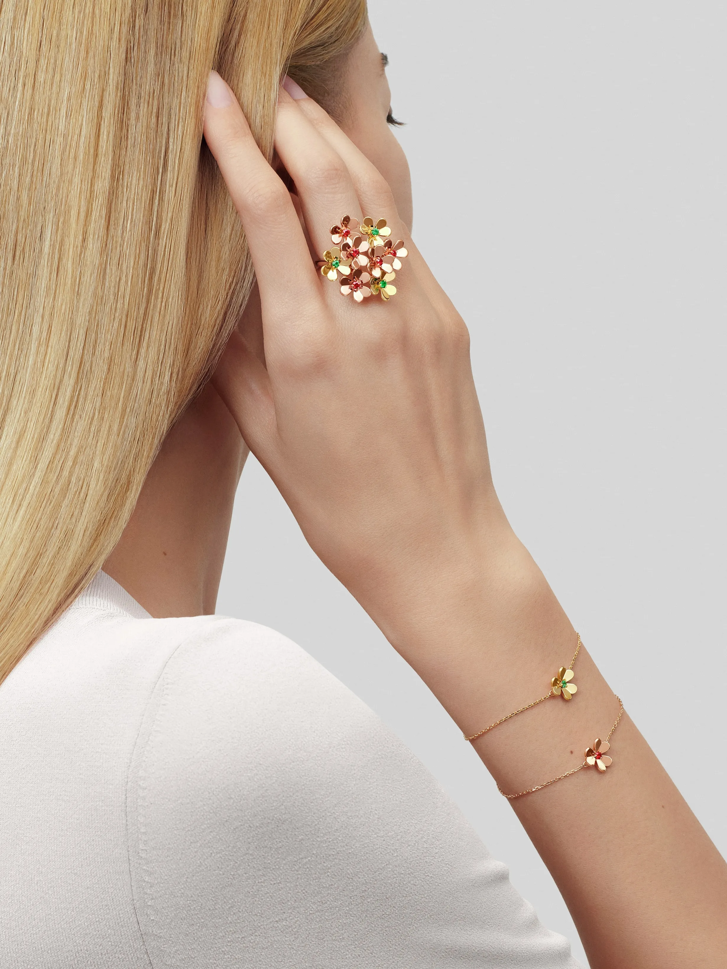 Frivole bracelet, mini model yellow gold