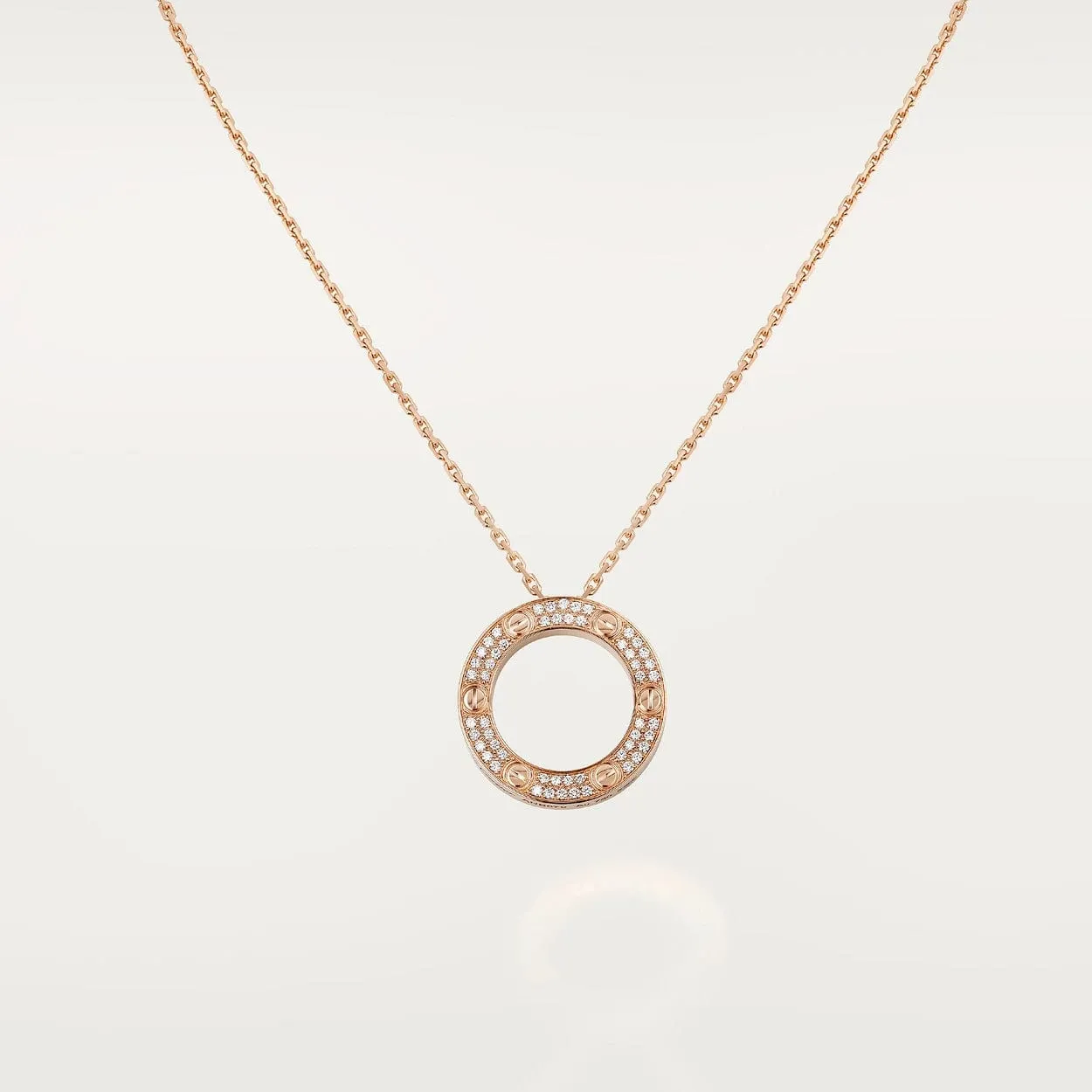 car The London Love Necklace With 3 Diamonds