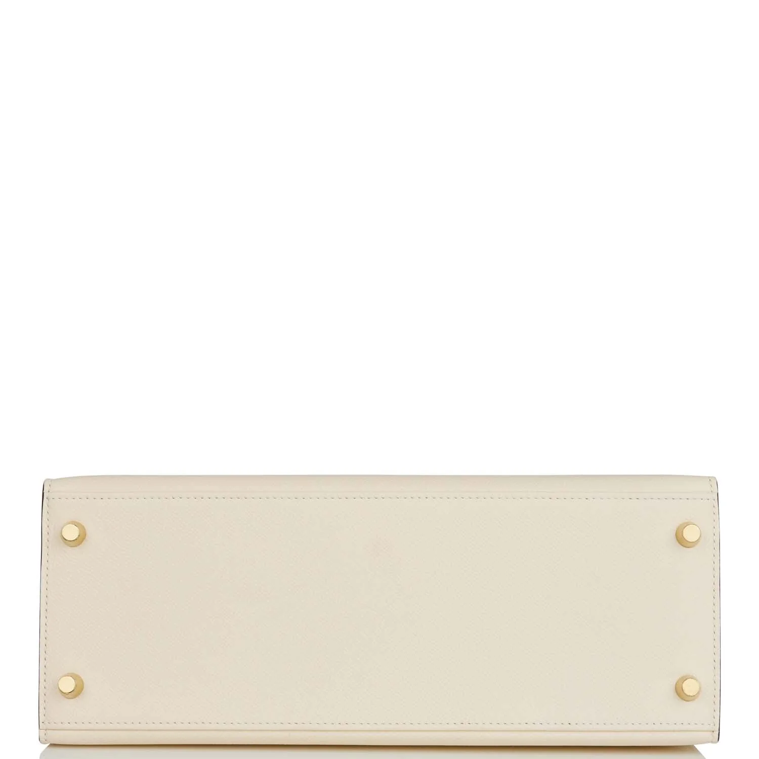 Hermes Special Order (HSS) Kelly Sellier 28 Nata Verso Epsom Brushed Gold Hardware