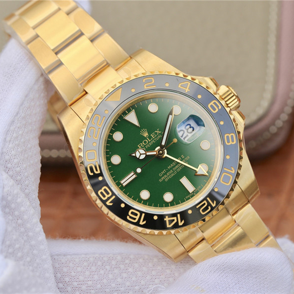 GMT-Master II Gold Green 40mm