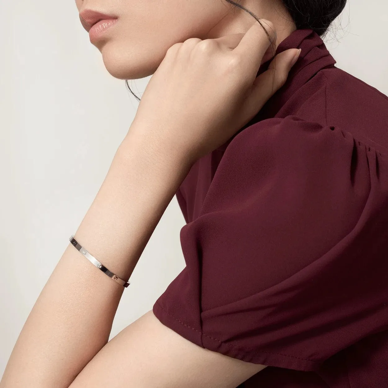 car The London Love Bracelet Small Model-4mm Width