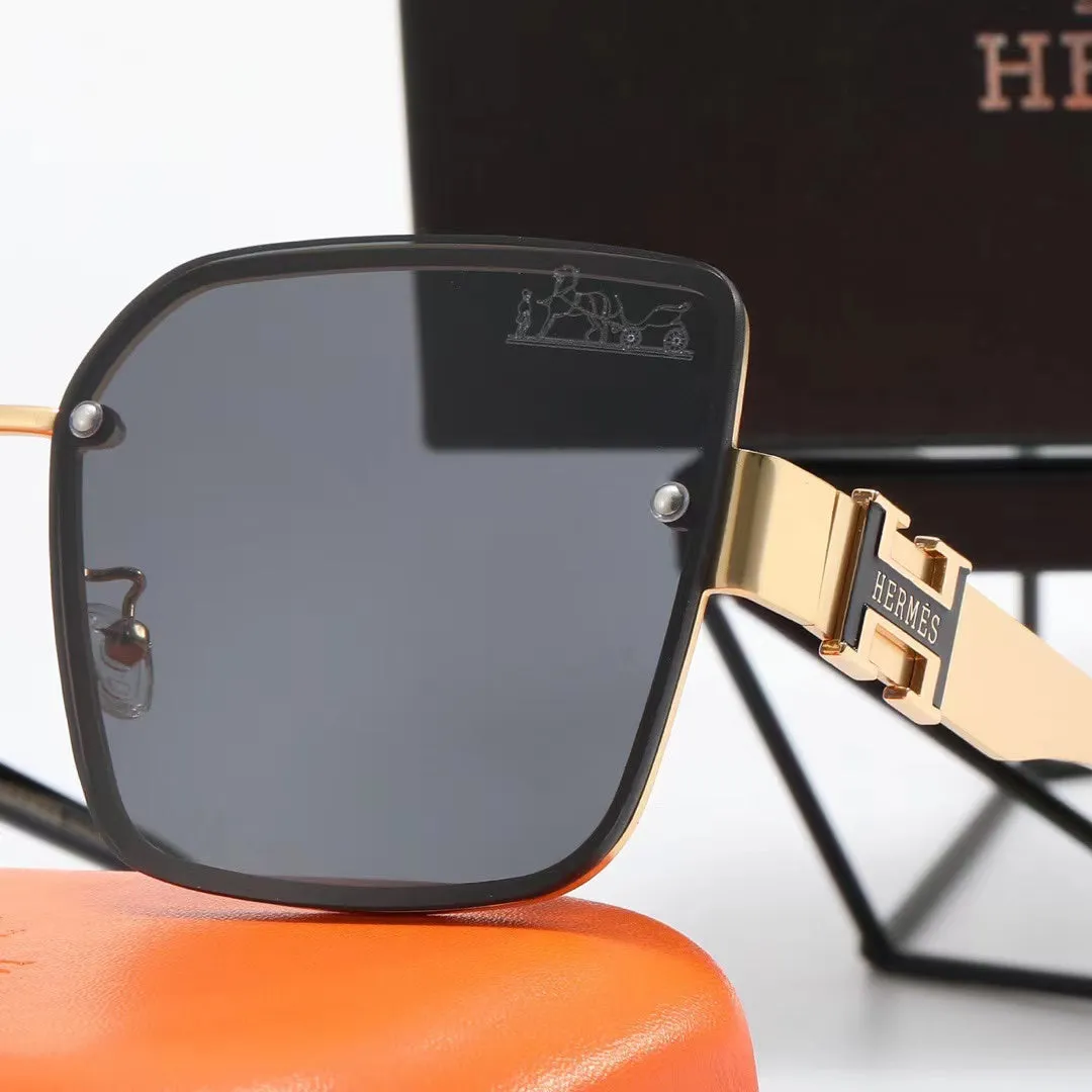 6-color fashionable H letter polarized sunglasses
