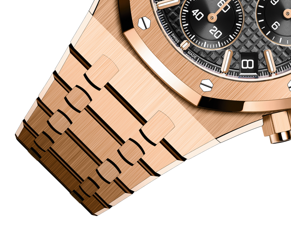 ROYAL OAK Pink Gold Black Dial CHRONOGRAPH 41mm