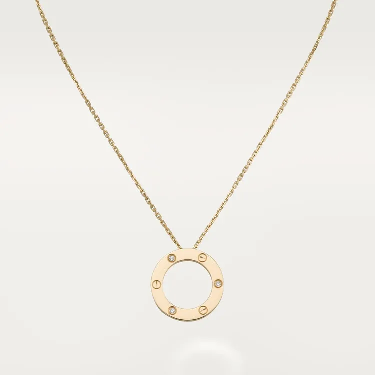 LOVE NECKLACE, 3 DIAMONDS