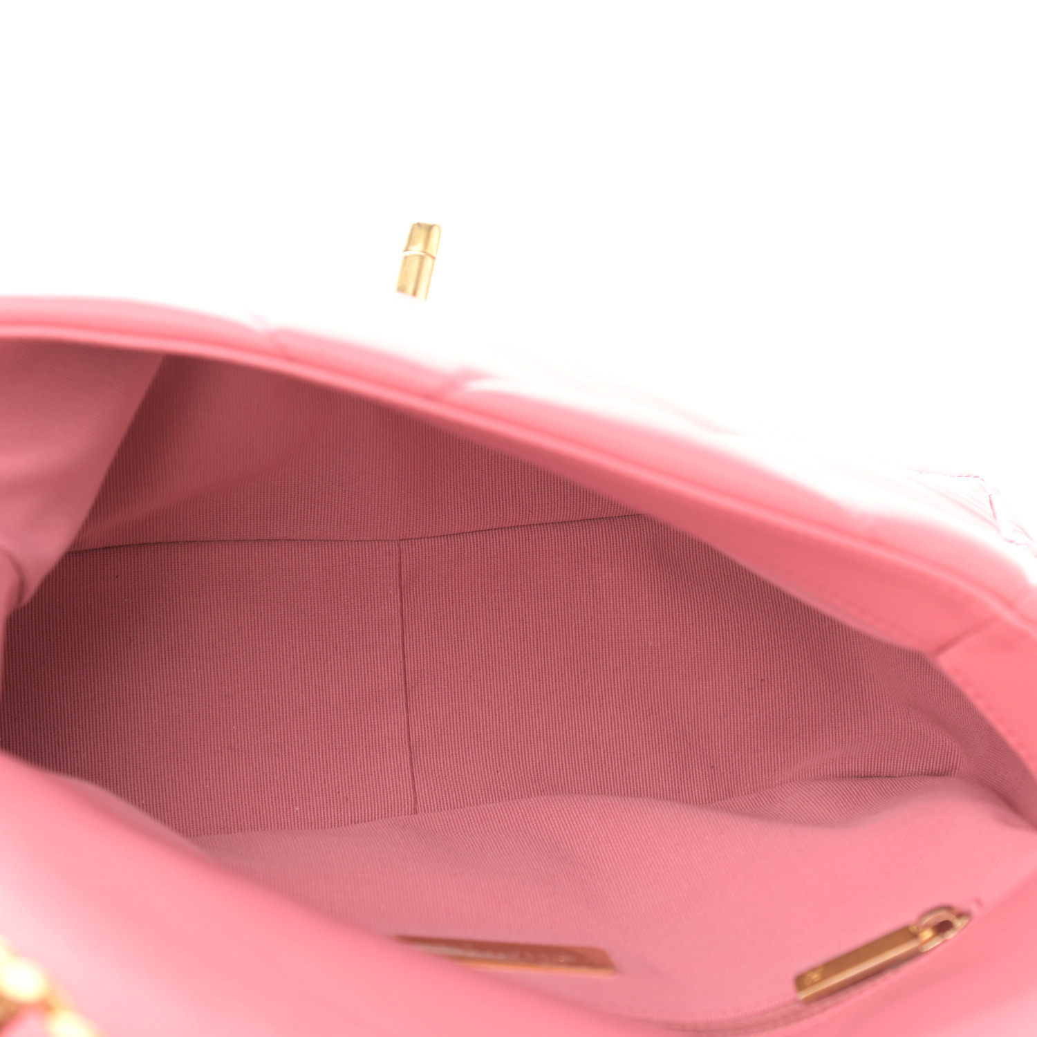 Lambskin Quilted Medium Chanel 19 Flap Light Pink