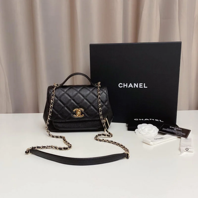 Chanel Quilted Caviar Leather Small Business Affinity Bag A93749
