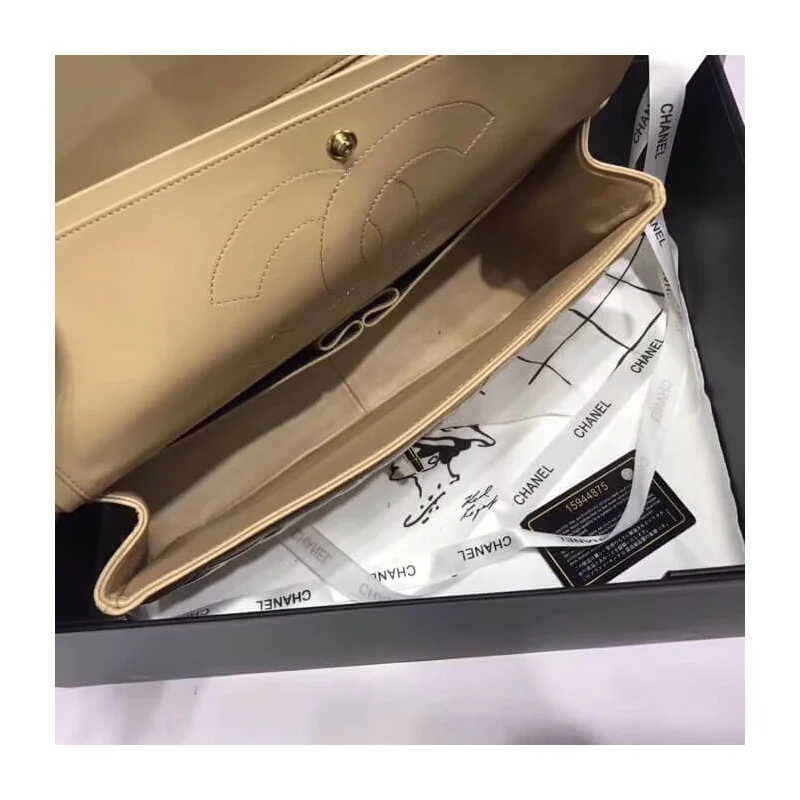 Chanel Pantent Leather 30Cm Class-Flap Bag A1113