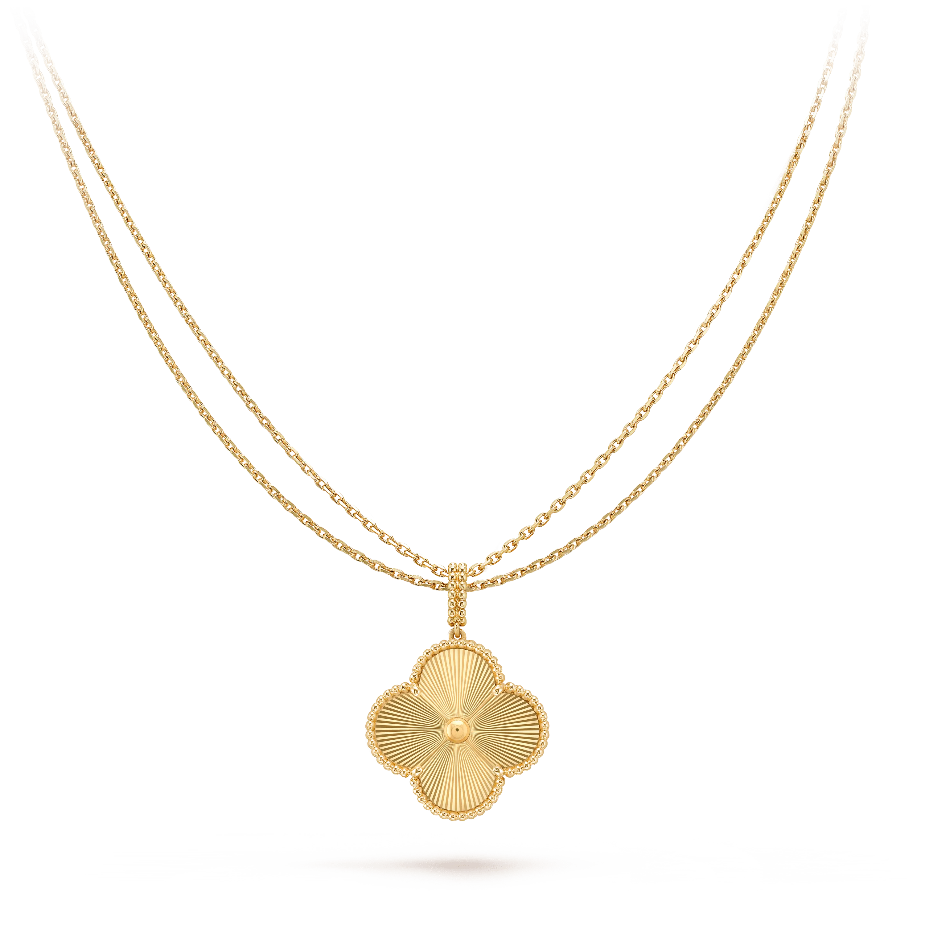 Van Cleef&Arpels VintageMagic Alhambra long necklace, 1 motif yellow gold