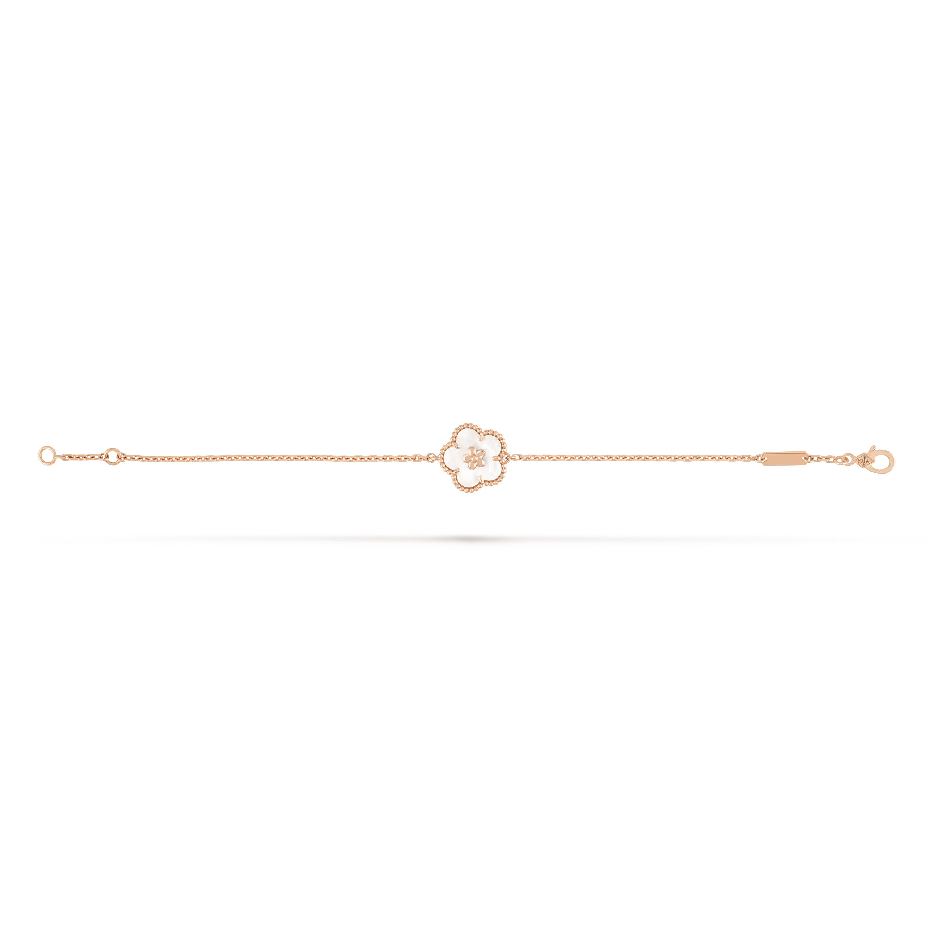 Lucky Spring bracelet, plum blossom rose gold, mother-of-pearl