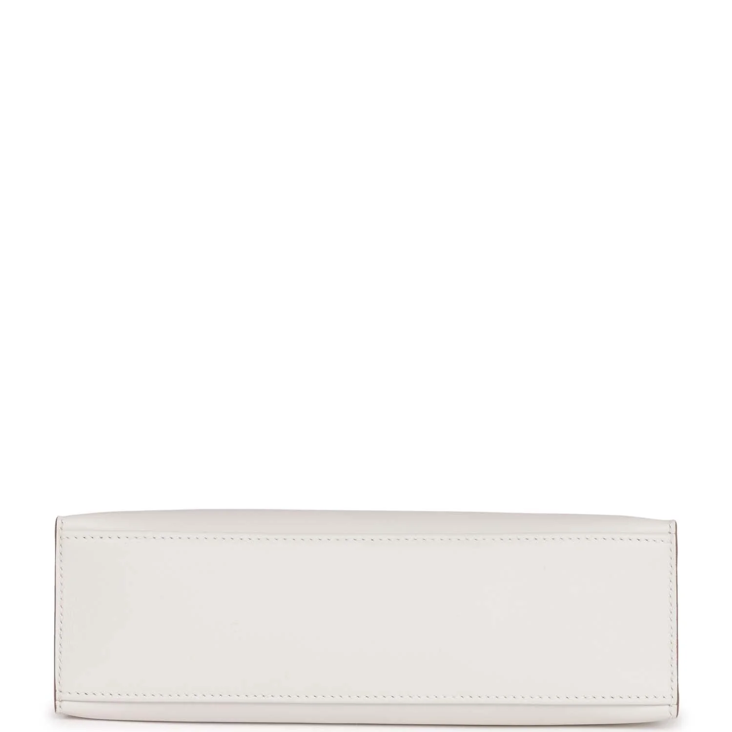 Hermes Kelly Pochette Gris Pale Swift Palladium Hardware