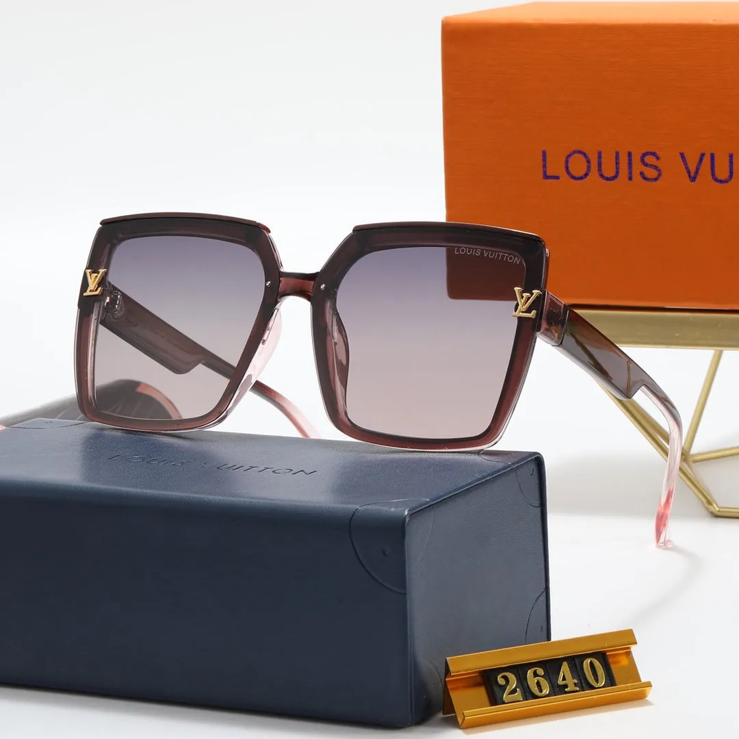 5 colors fashion simple two-color stitching polarized sunglasses