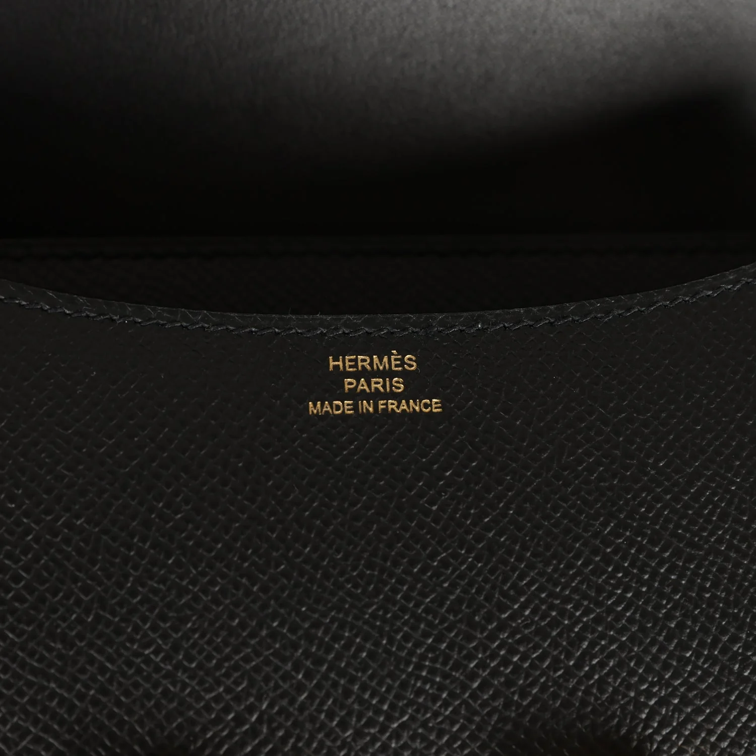 Hermes Constance 18 Black Epsom Gold Hardware