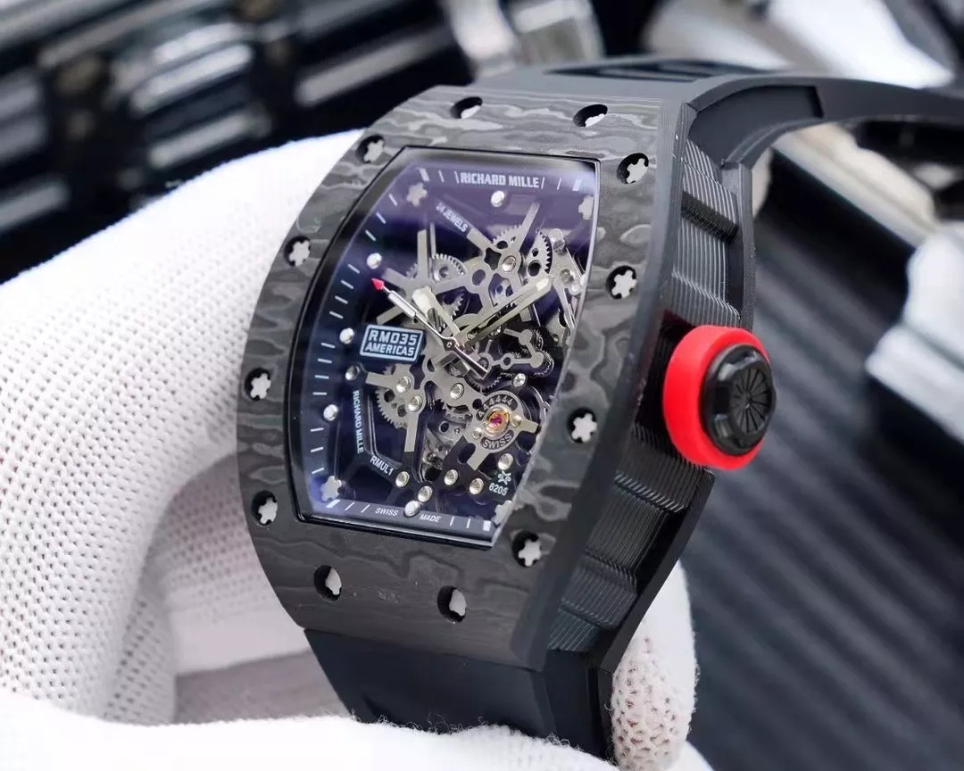 RM 35-02 Blue Dial Black Bezel Black Rubber Strap RUML3