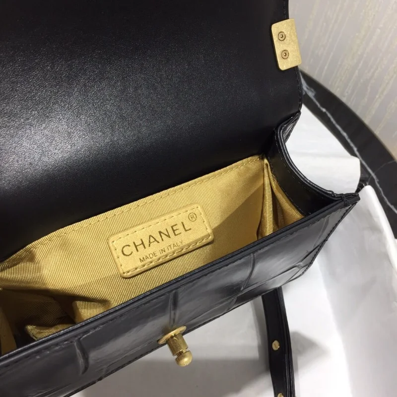 Chanel Small Boy Chanel Handbag A67085 Gold