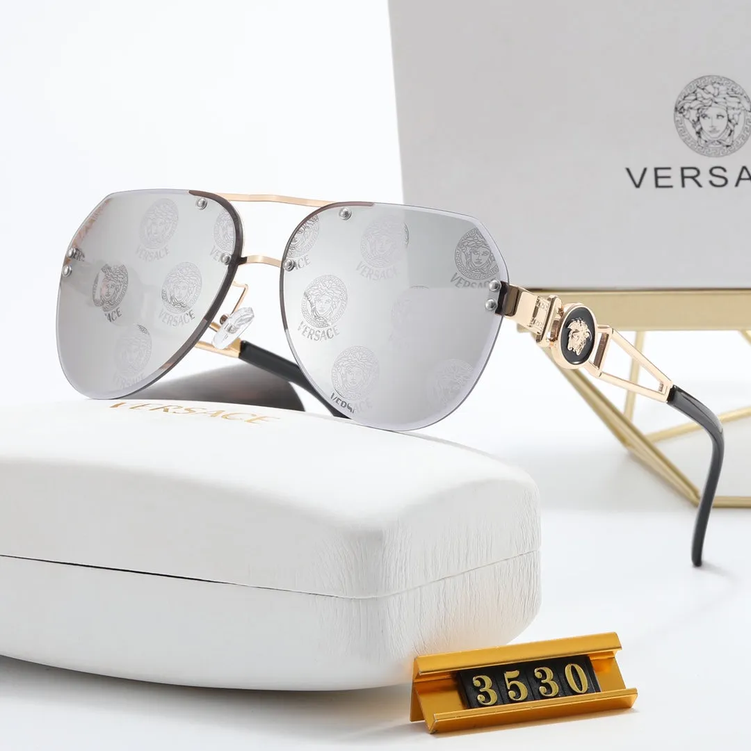 6-color stylish VE letter sunglasses