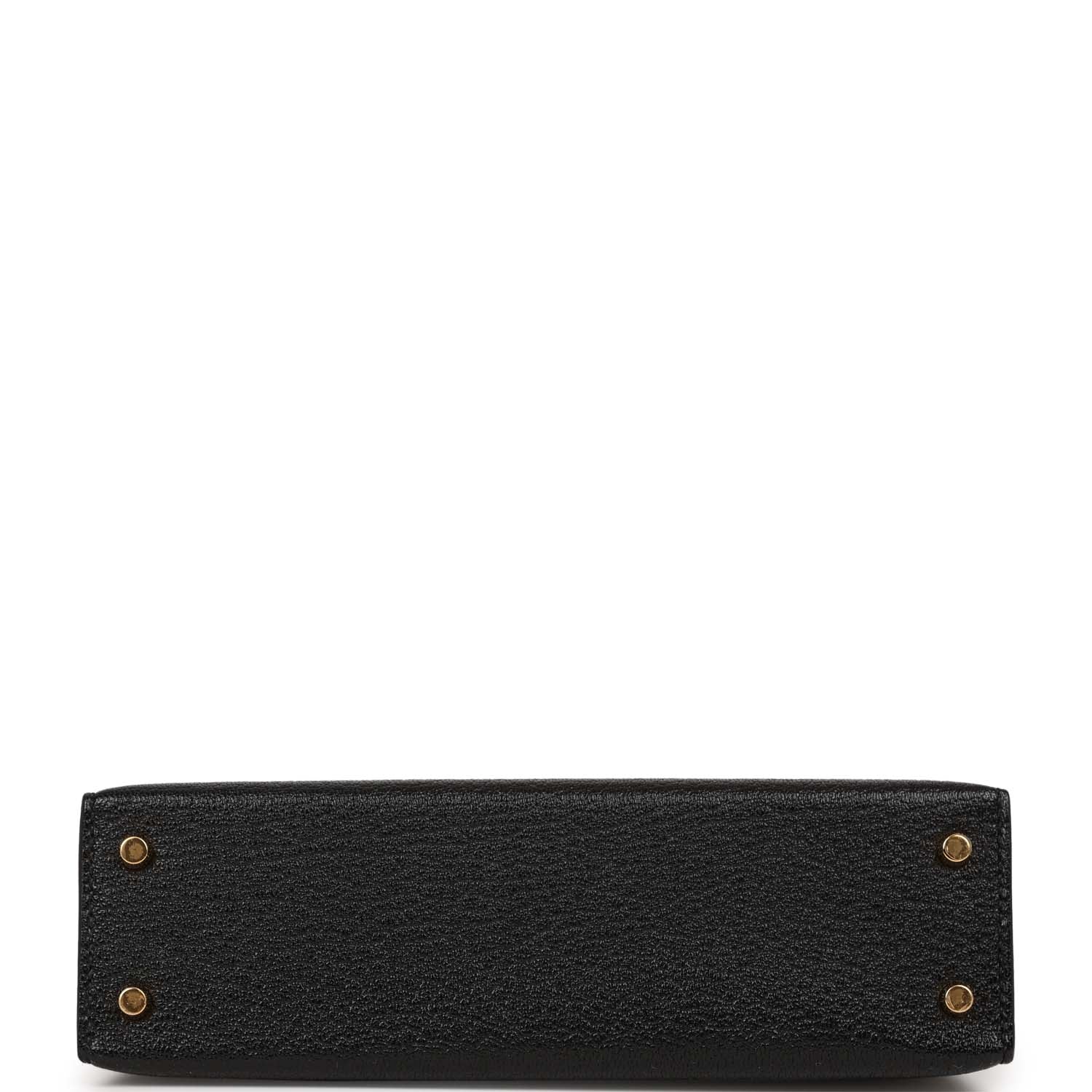 Hermes HSS Kelly Sellier 20 Black and Gris Perle Chevre Mysore Gold Hardware