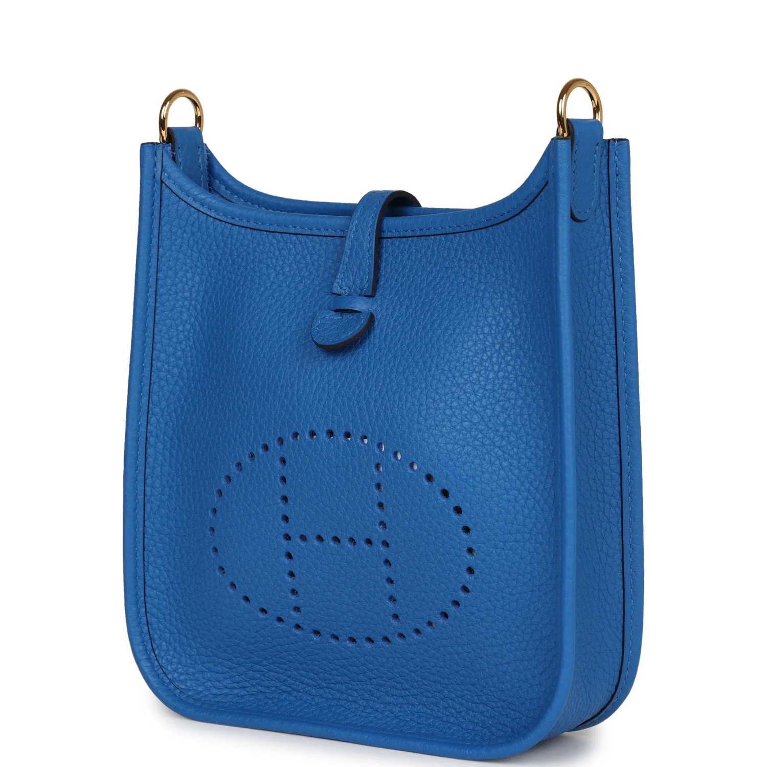 Hermes Evelyne TPM Bleu Zellige Clemence Gold Hardware