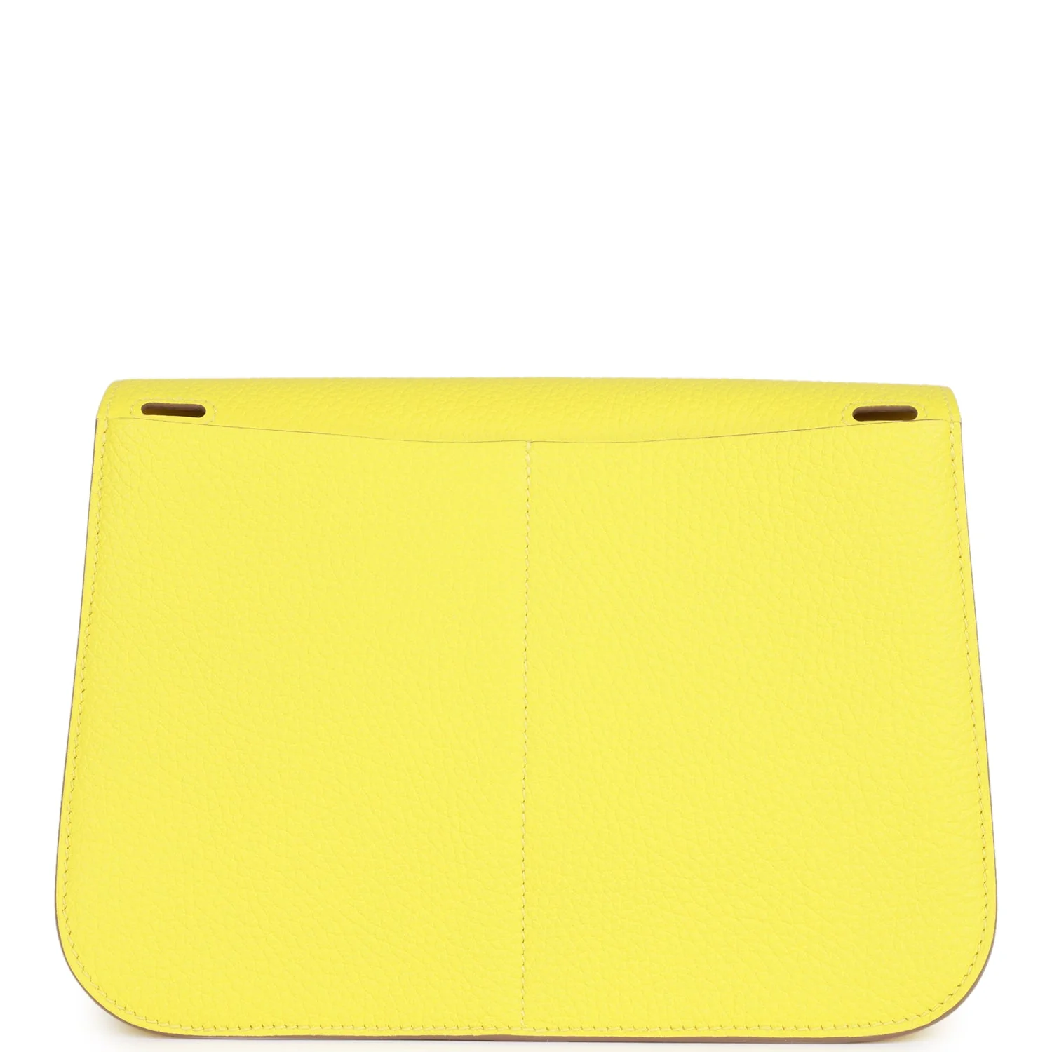 Hermes Halzan 25 Lime Clemence Palladium Hardware