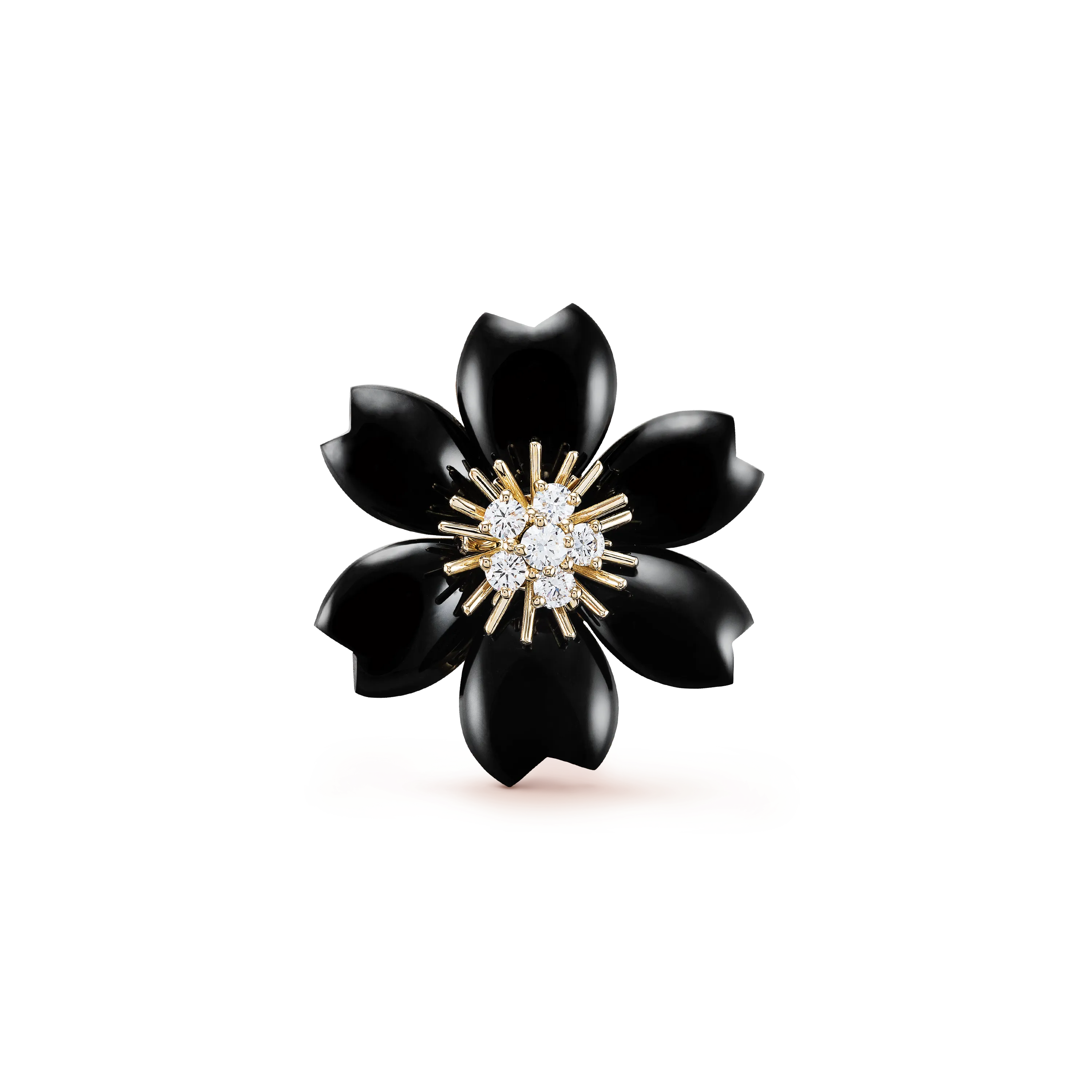 Rose de Noël clip pendant, small model