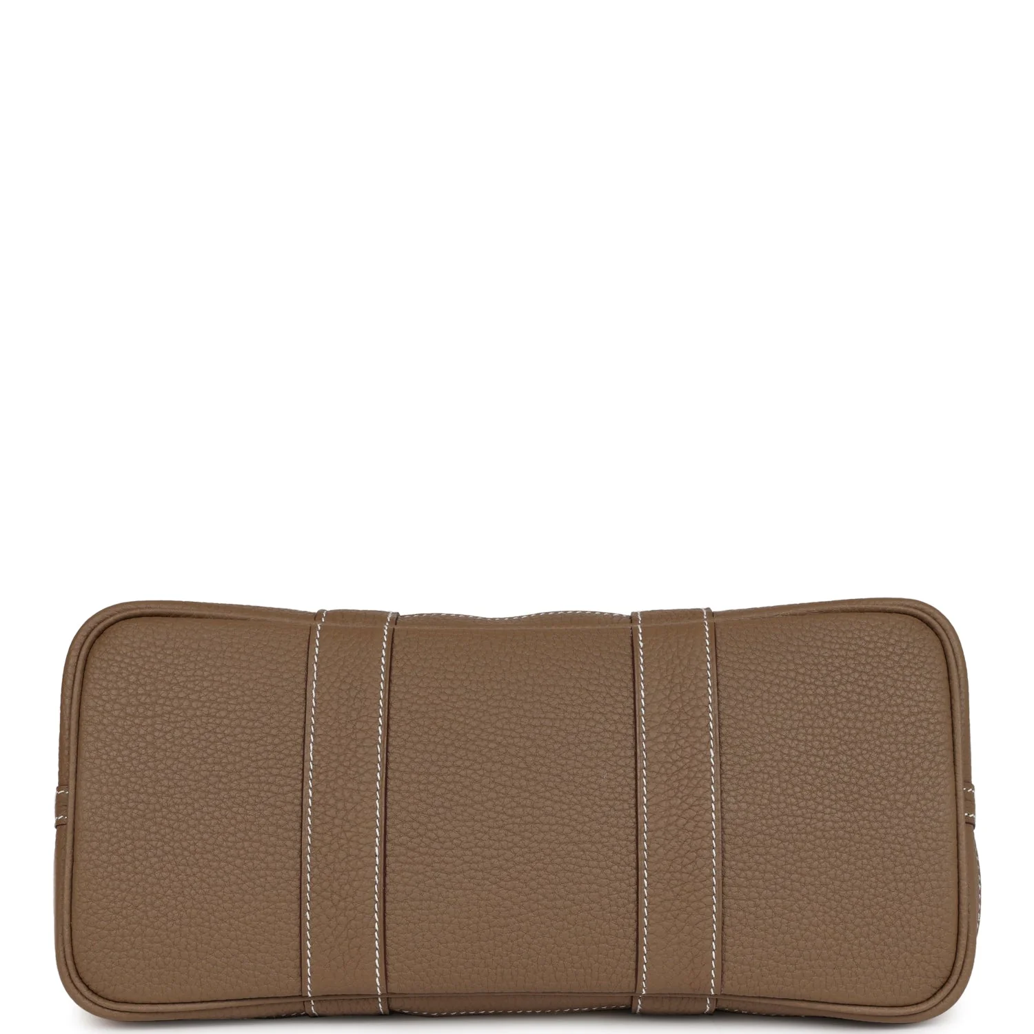 Hermes Garden Party 30 Beton Toile and Etoupe Negonda Palladium Hardware