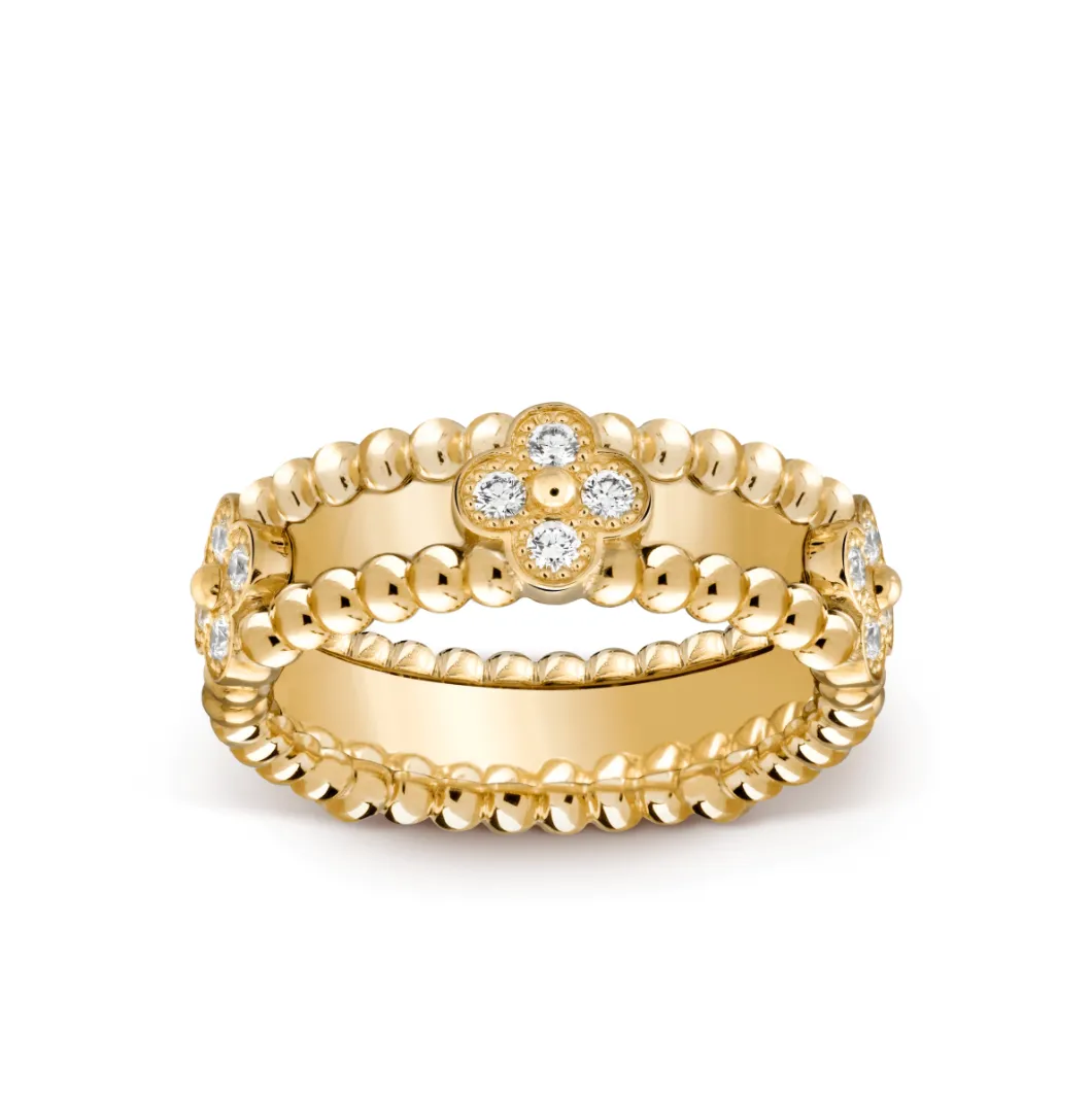 Perlée sweet clovers ring