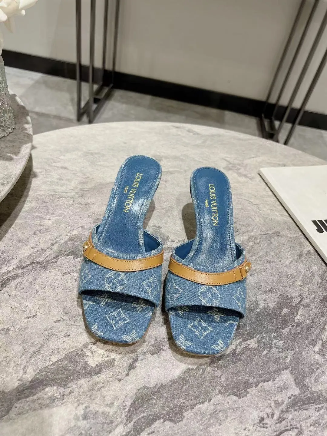 Louis ss24 new arrival denim shoes
