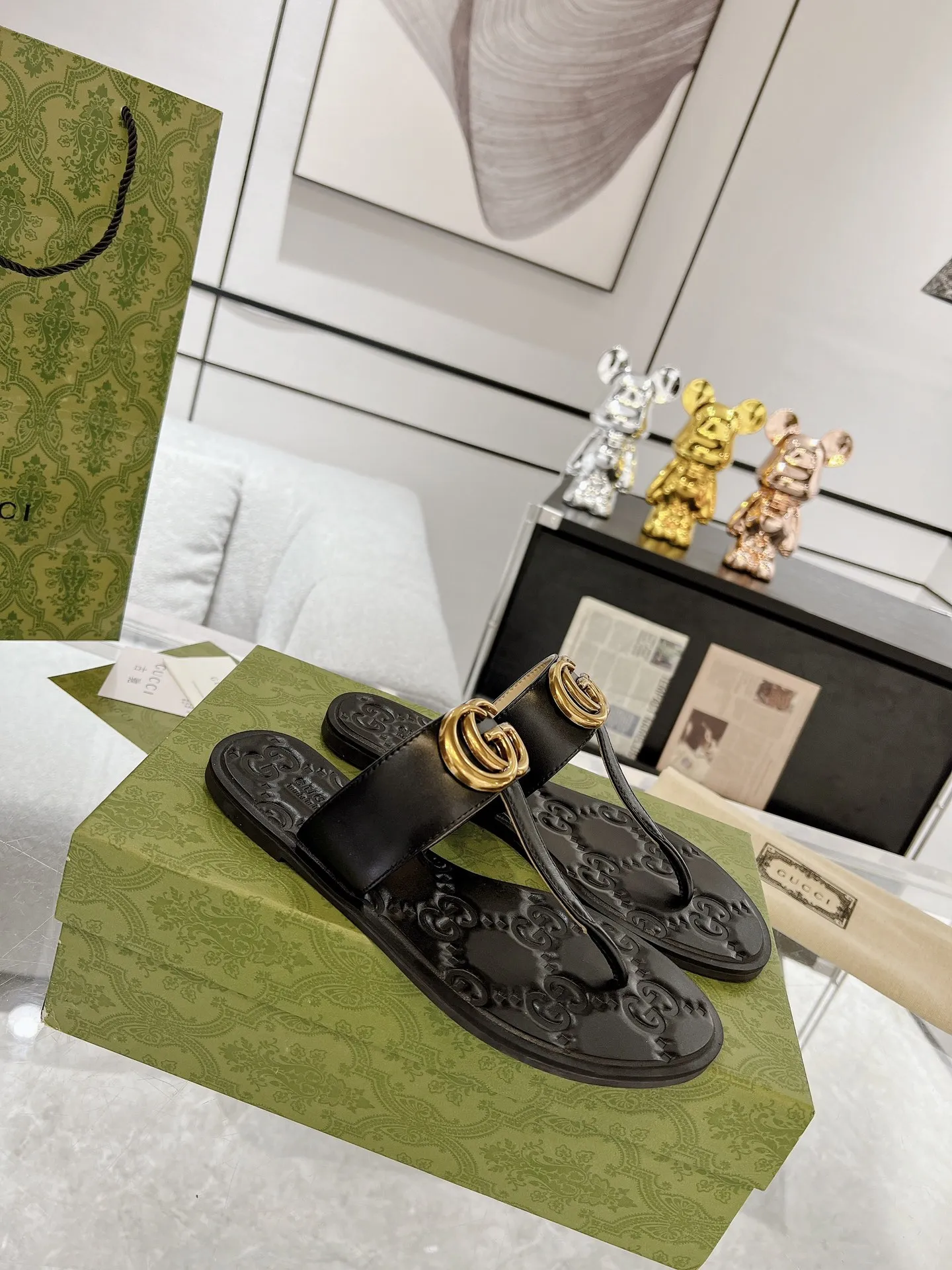 GG new arrival men and women slippers 02