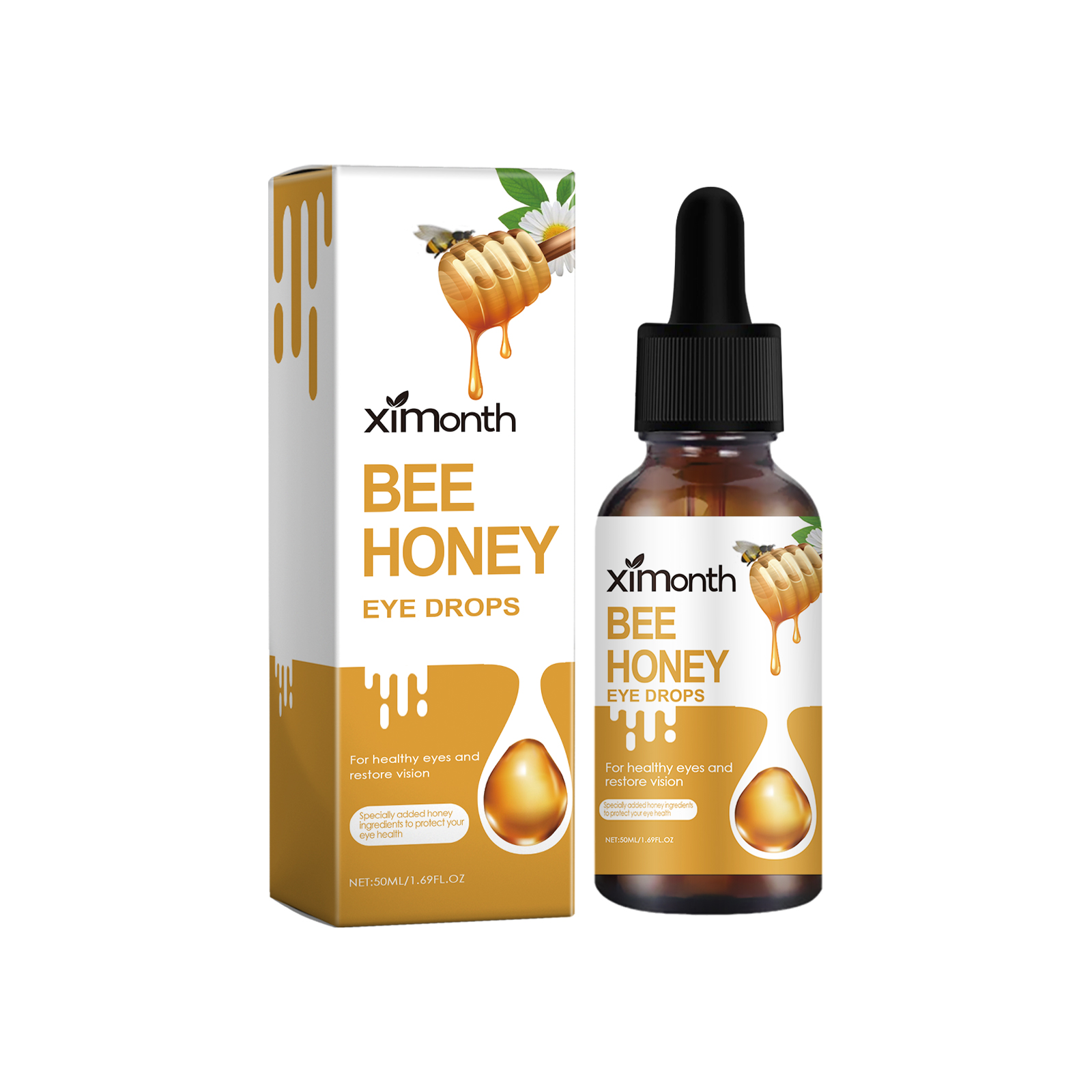 Ximonth eye care solution gentle moisturizing eye cleansing eye protection eye care solution