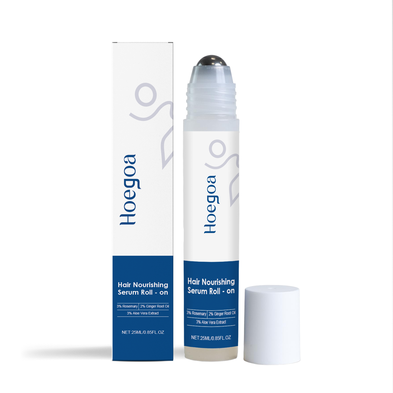 Hoegoa Hair Roll-On Essence Moisturizes and hydrates the hair follicles to nourish the scalp
