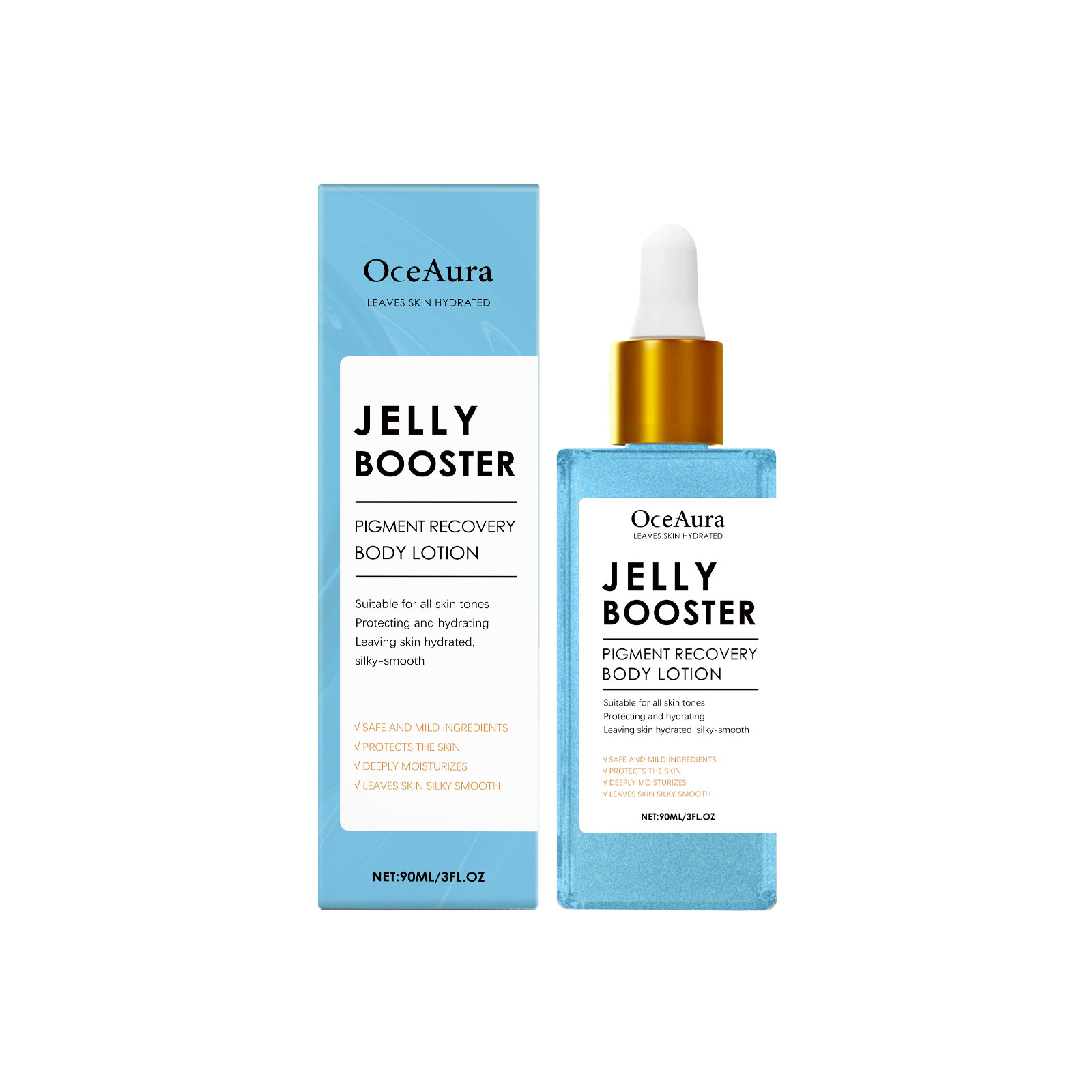 OceAura Niacinamide Facial Serum Lightweight texture, not heavy, easy to absorb, delicate, smooth and moisturizing skin