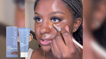 Zephoco dark skin long-lasting concealer foundation natural clear luster light modify skin color concealer foundation
