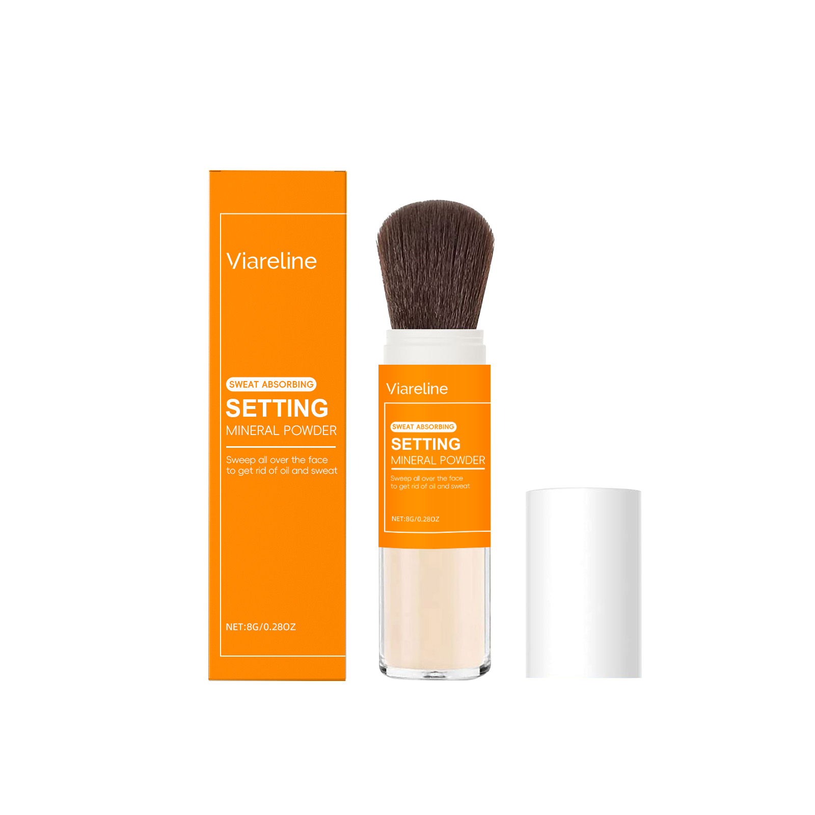 Viareline Matte Setting Powder Lightweight Soft Focus Pores Clear Fit Base Makeup Soft Mist Setting Powder
