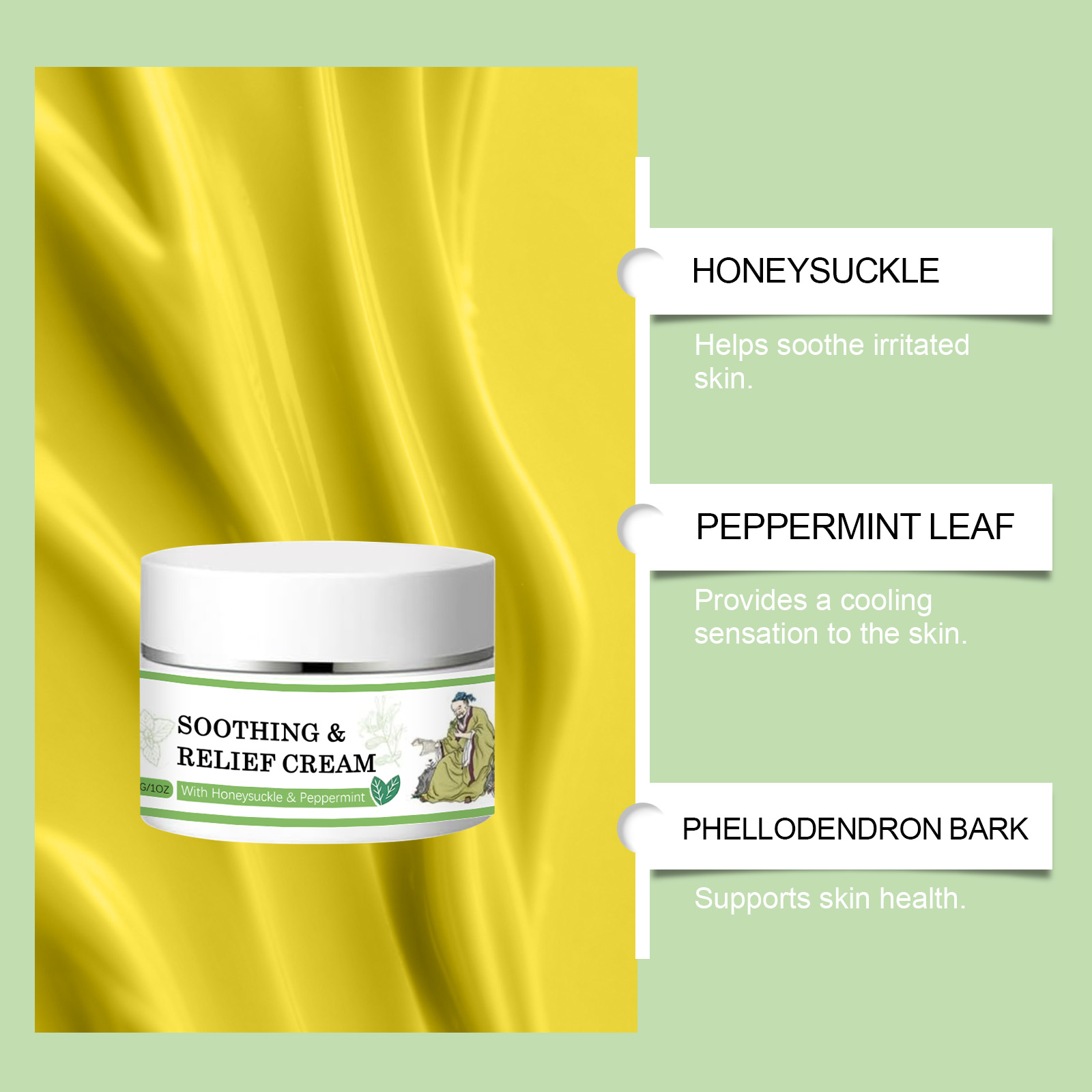 AMZ Herbal Skin Care Moisturizing Cream Gentle ingredient plant extract body skin moisturizing smear comfortable care cream