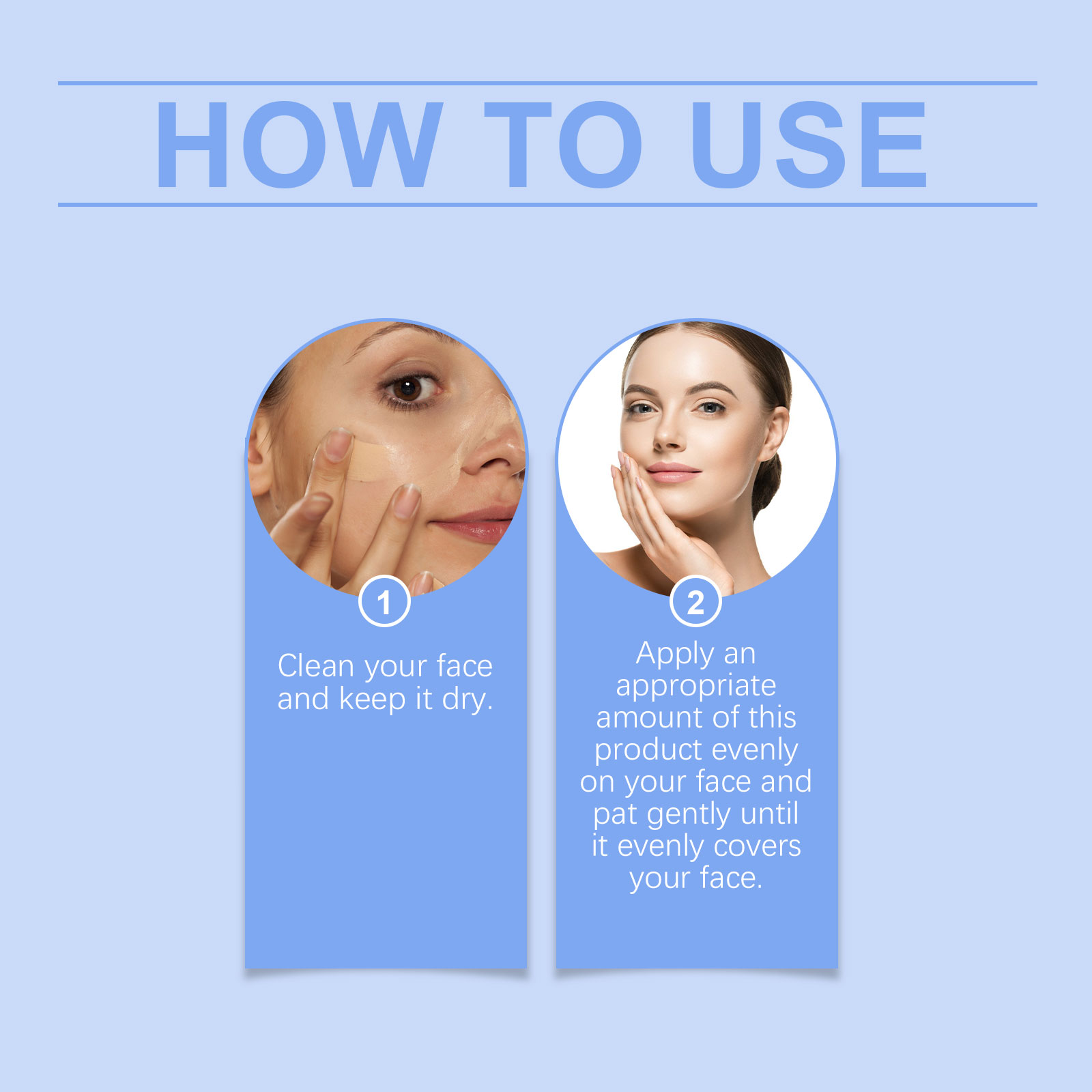 Zephoco dark skin long-lasting concealer foundation natural clear luster light modify skin color concealer foundation